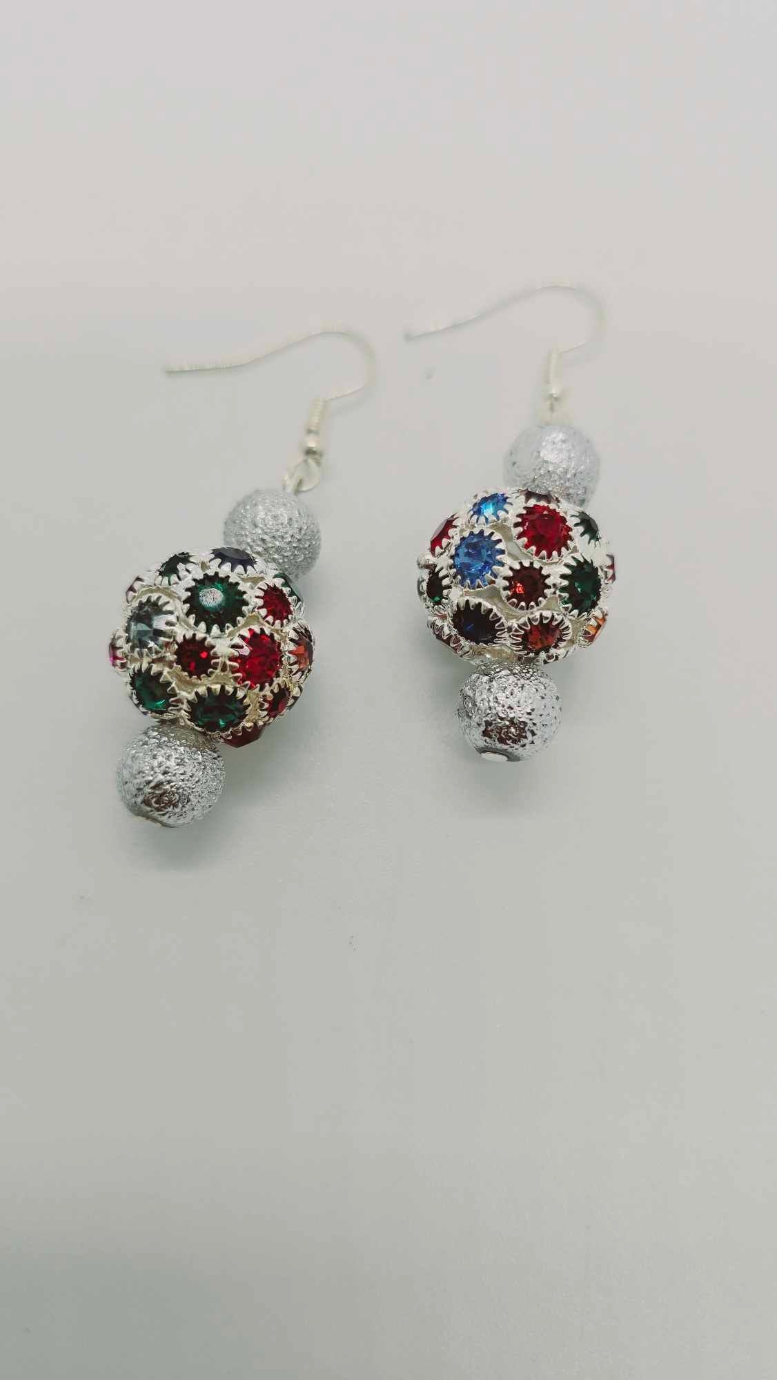 Colorful glitter Earrings (Short 1460)