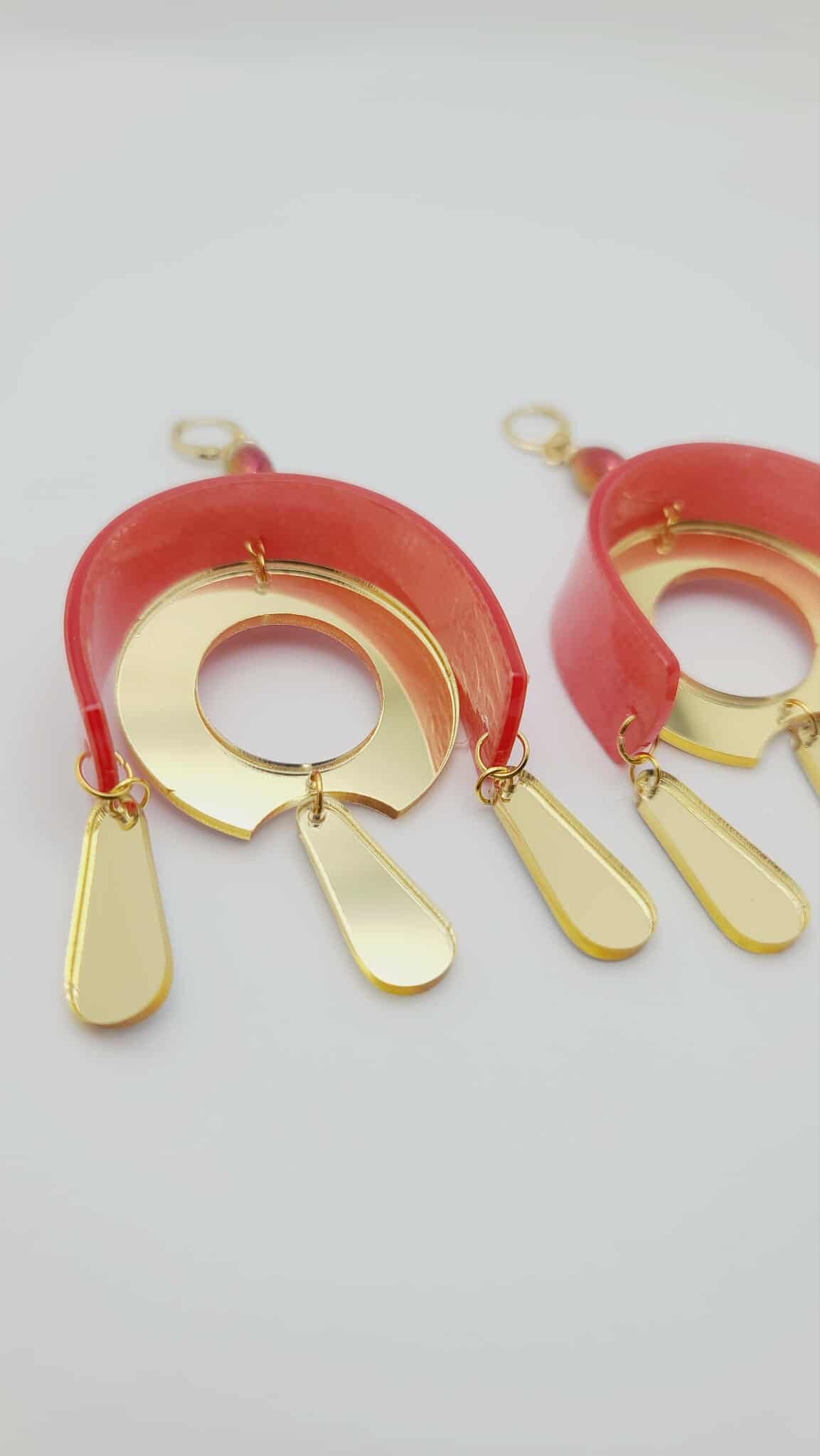 Ember Arc Statement Earrings (BBW 1661)