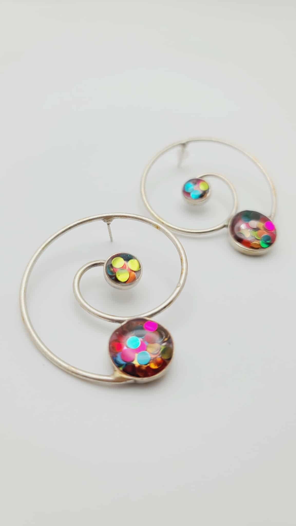 Solar Spiral Earrings (Savage 1649)