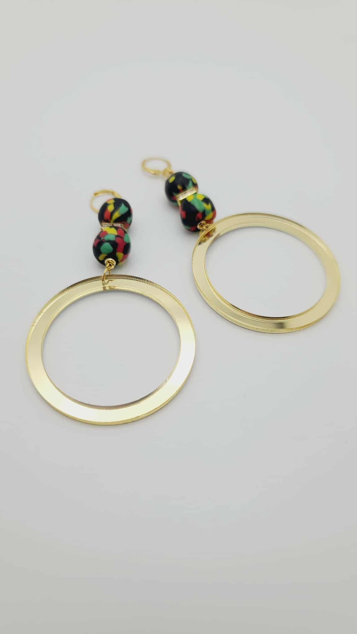 Solar Mirage Earrings (Gold Rush 1650)