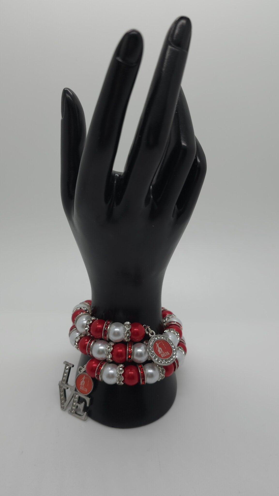 Crimson Love Charm Bracelet (Bracelet 1683)