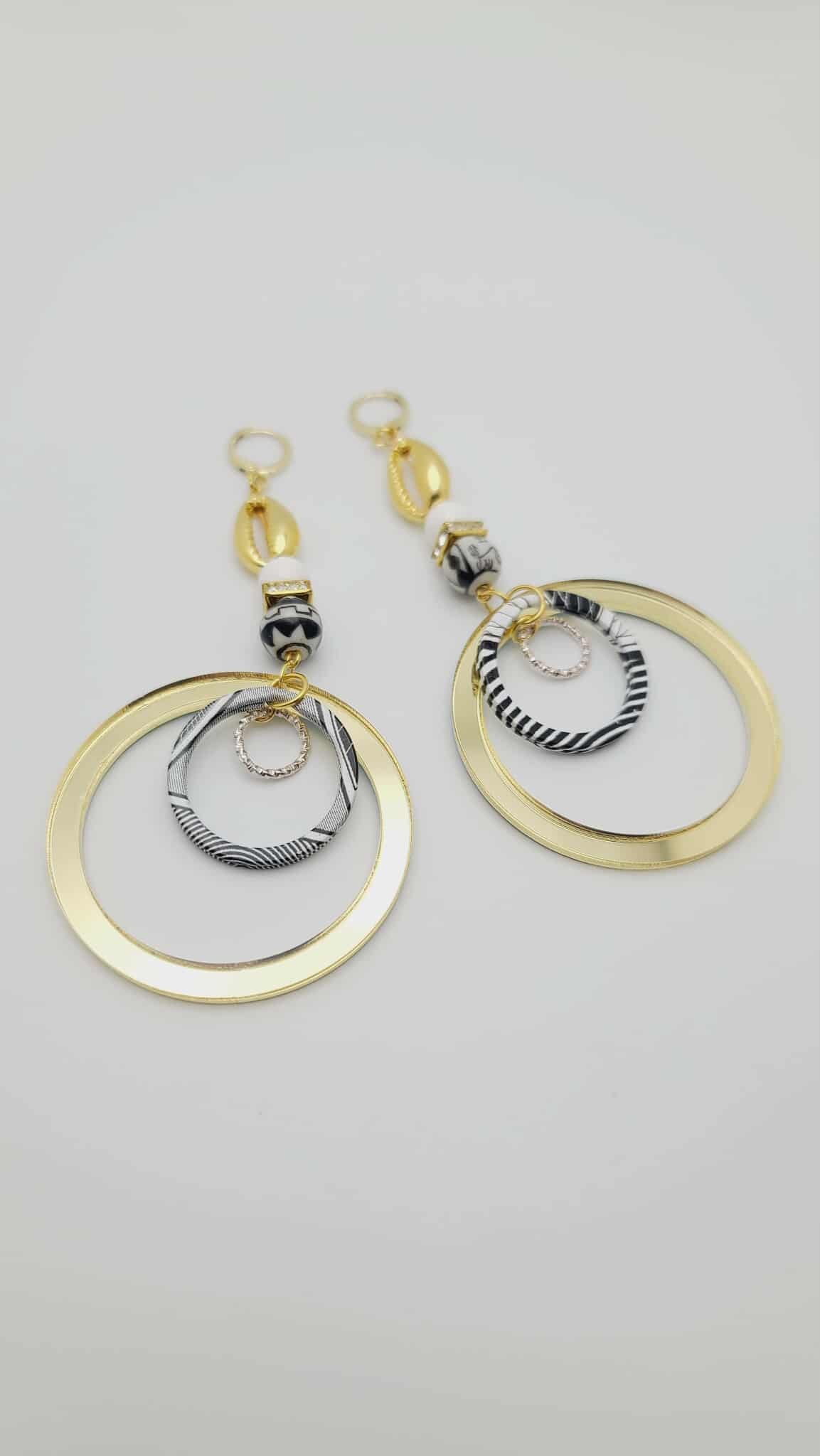 Solar Eclipse Earrings (Ethnix 1651)