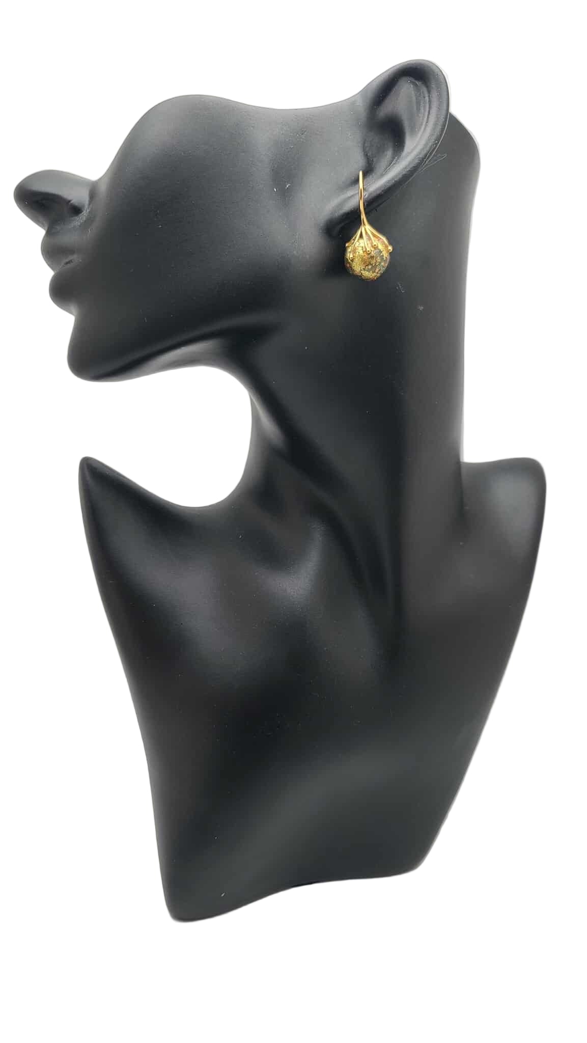 Golden Ember Drop Earrings (Short 1616)