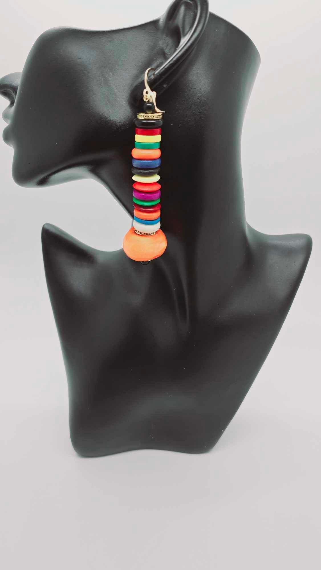 Colorful Bracelet and Earring set (Ethnix 1321)