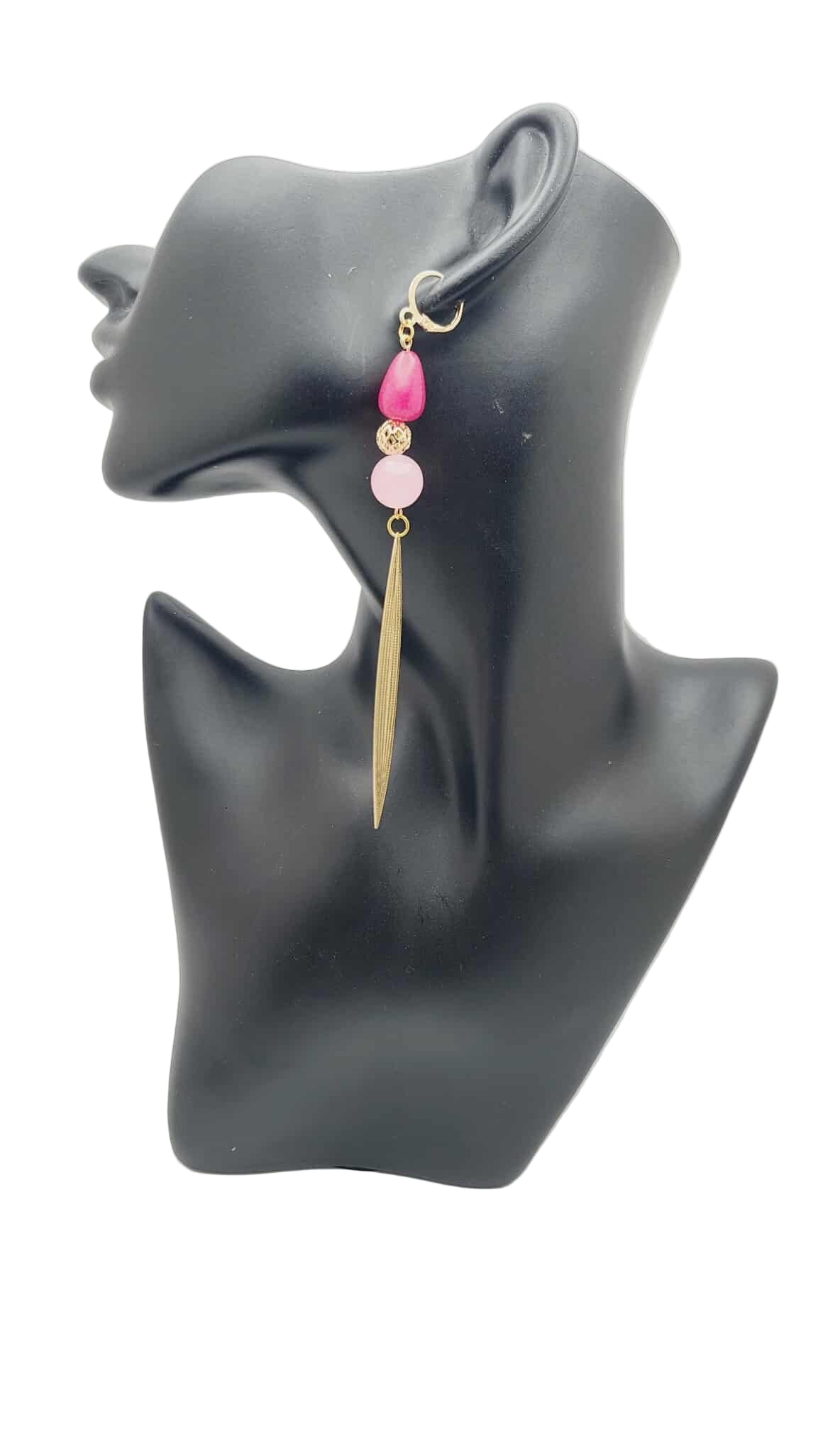 Rose Flame Drop Earrings (Gold Rush 1655)