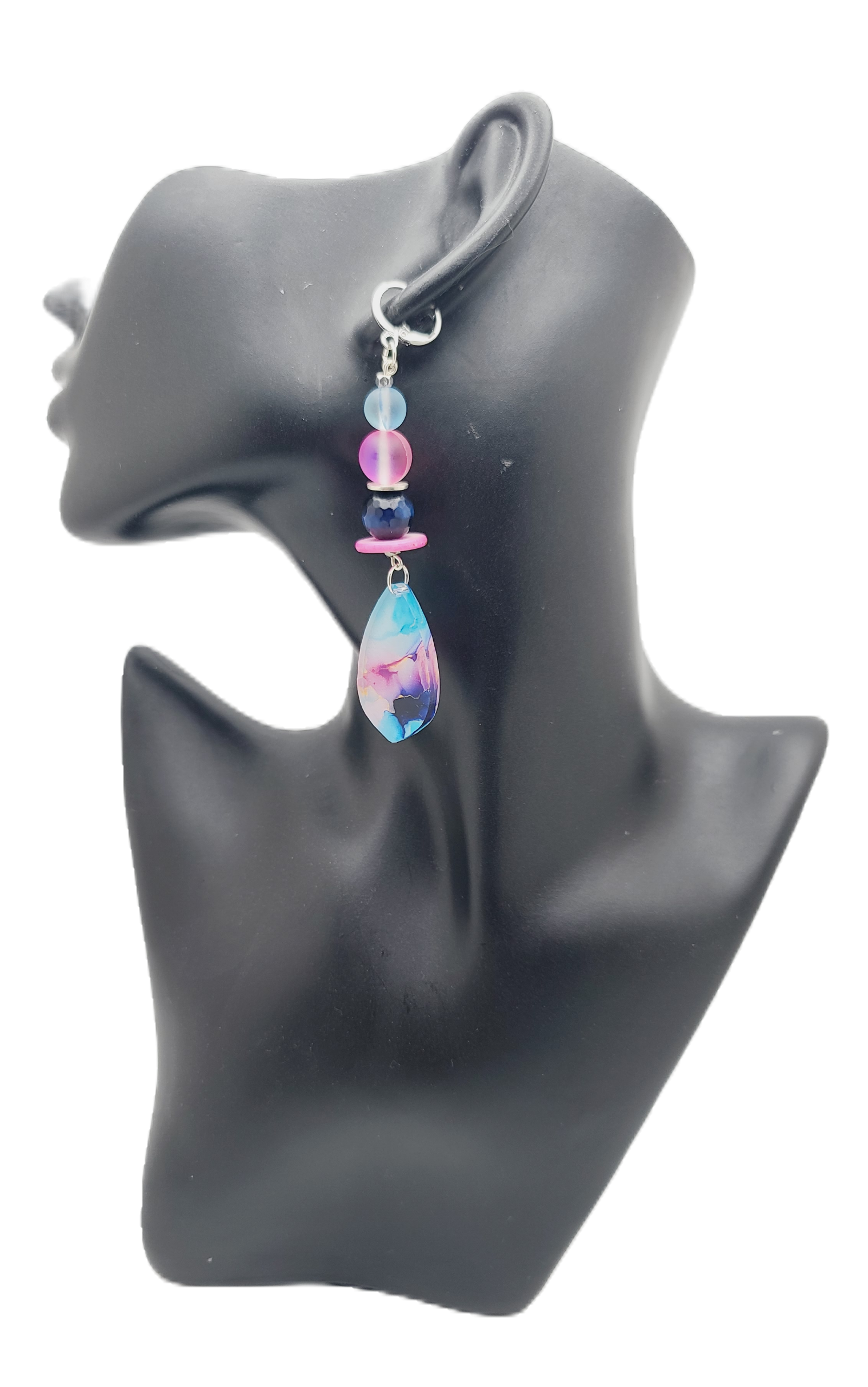Aurora Drift Drop Earrings (Mosaic 1614)