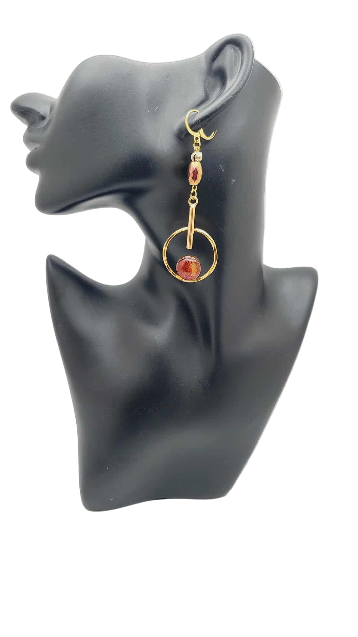 Solar Ember Earrings (Gold Rush 1652)
