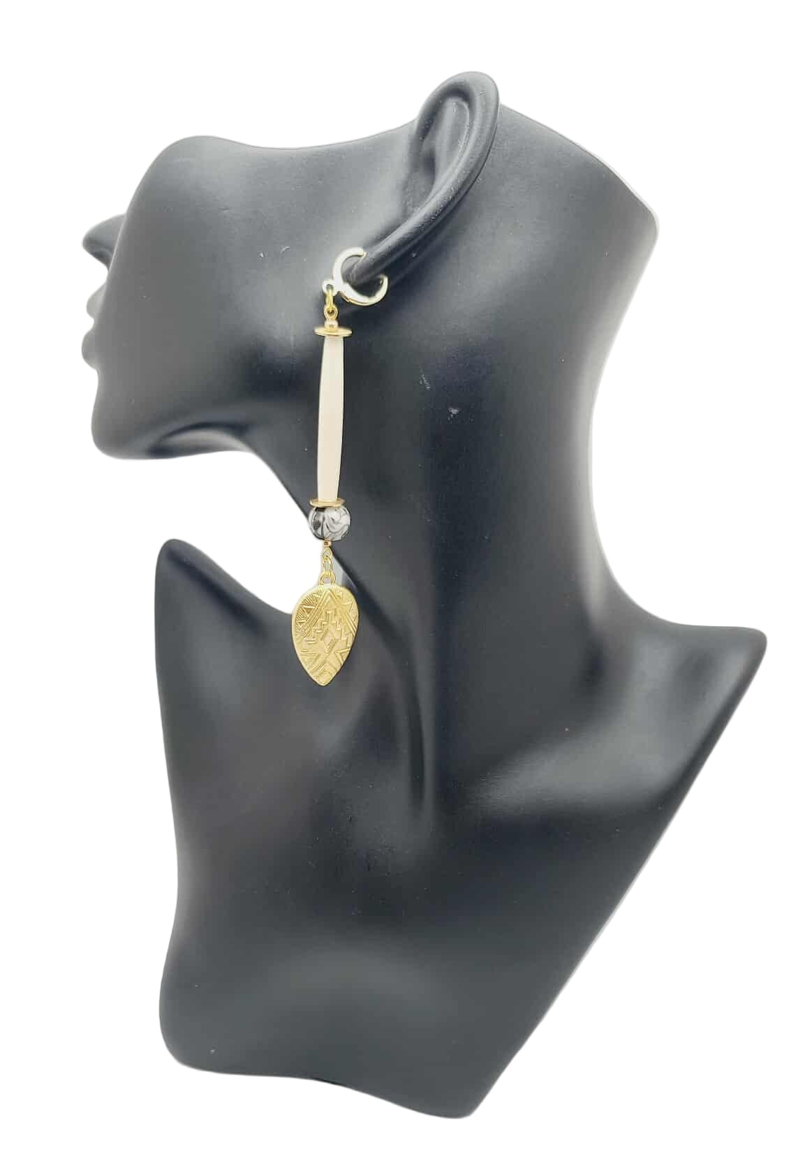 Golden Leaf Cascade Earrings (Gold Rush 1629)