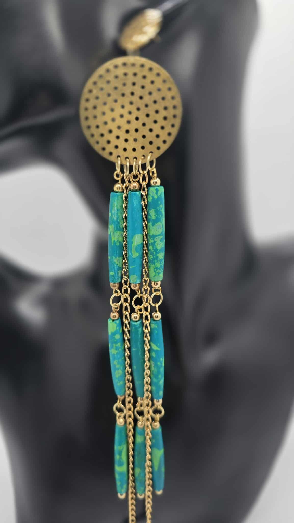 Golden Horizon Cascade Earrings (BBW 1696)