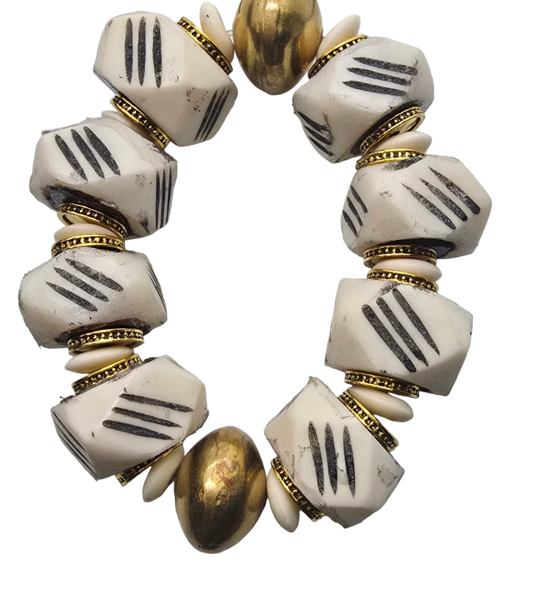 Tribal Essence Beaded Earrings & Bracelet Set (Influencer 1615)